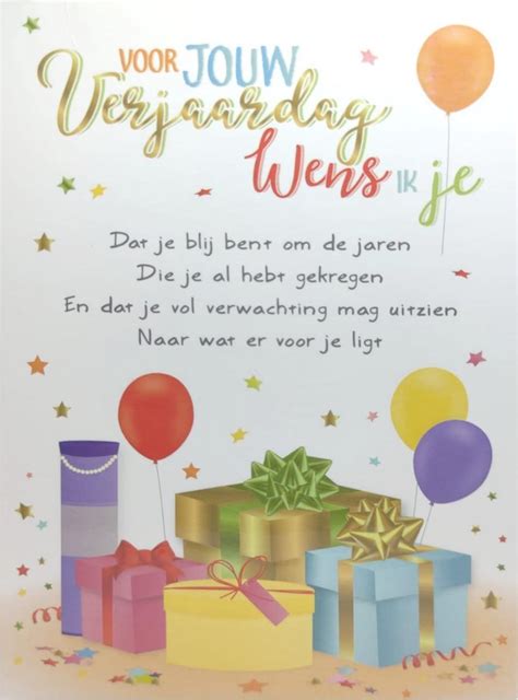 Originele verjaardagswensen voor op een kaart